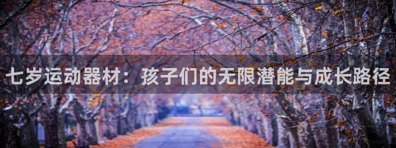 凯捷体育软件:七岁运动器材:孩子们的无限潜能与成长路径